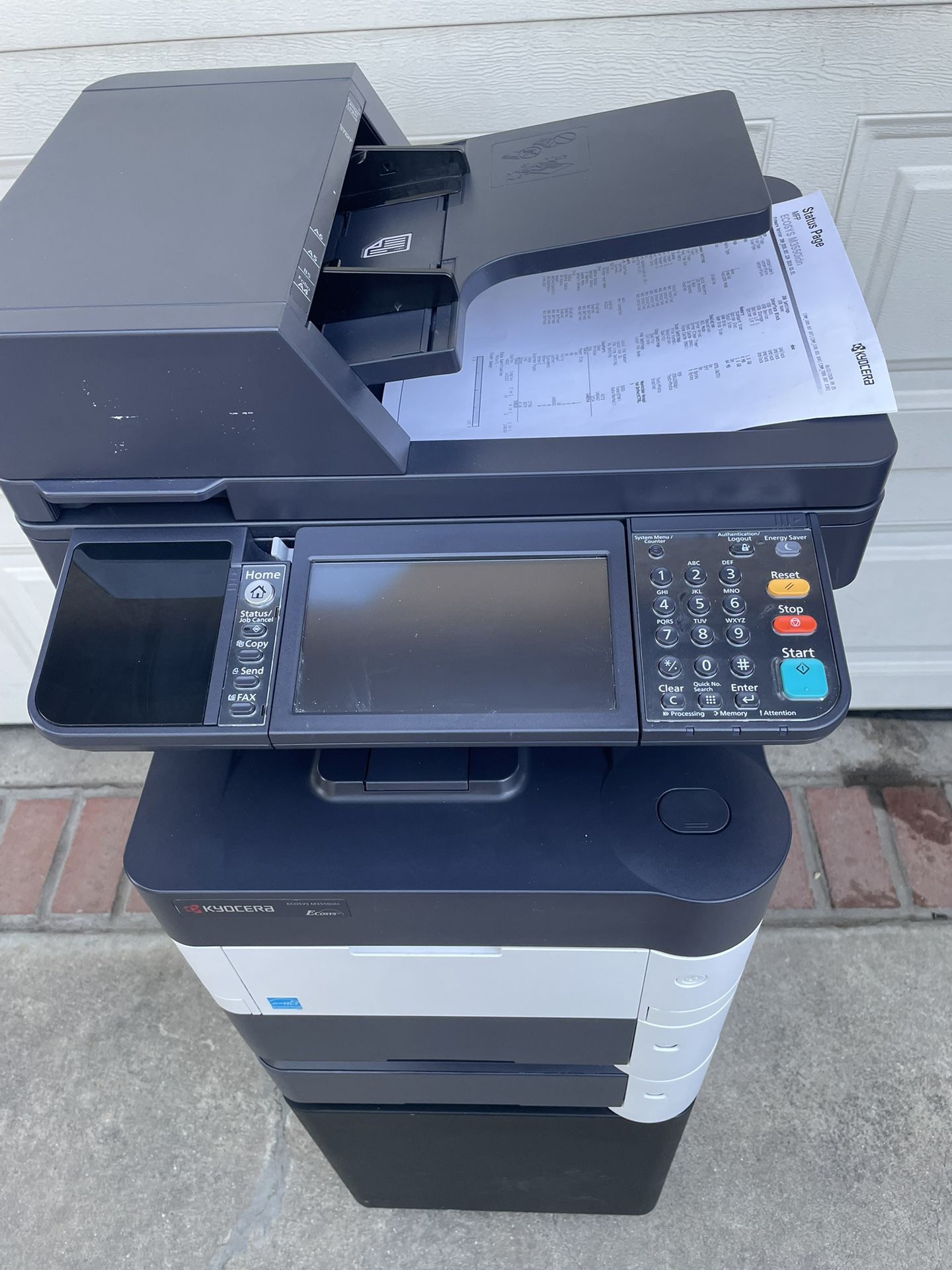 Kyocera Ecosys M3550idn Black & White Copier Low Counter