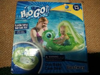 H2O Go! Turtle floating raft with shade, ages 1-2