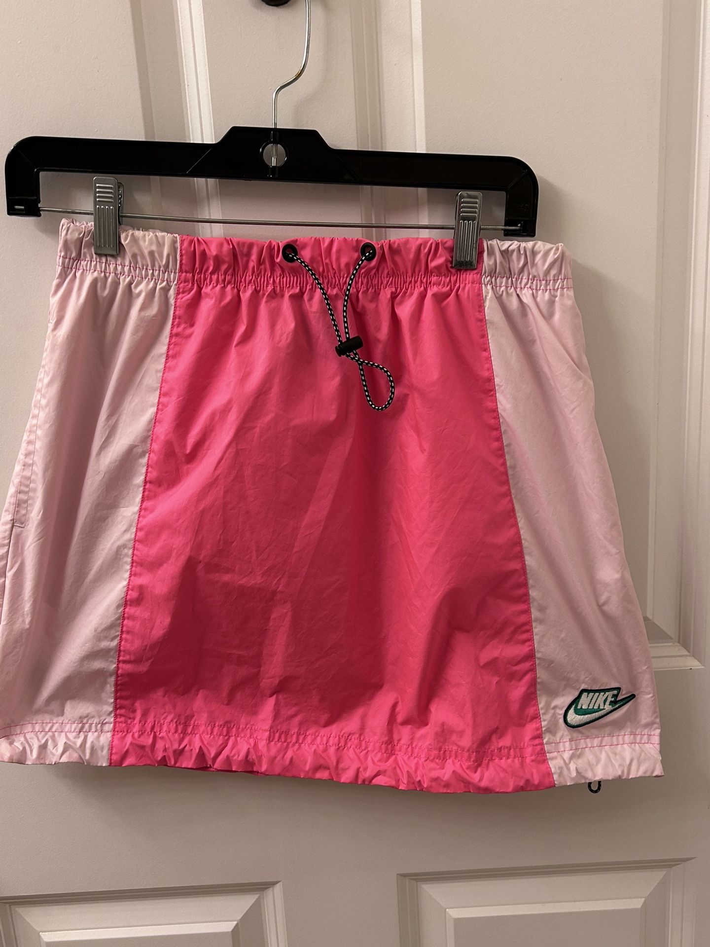 NIKE Skirt Icon Clash Colorblock Drawstring Baby Pink Hyper Women's 1X