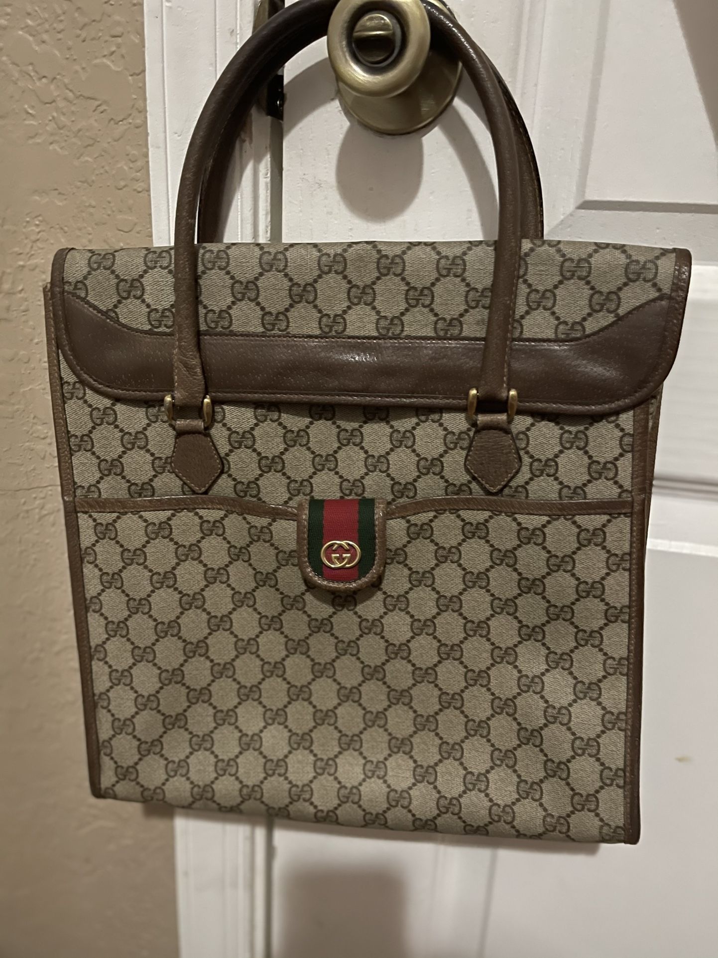 Vintage Authentic Gucci Tote- With Authentication