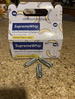Ultra Cream and Strawberry Flavor Chargers