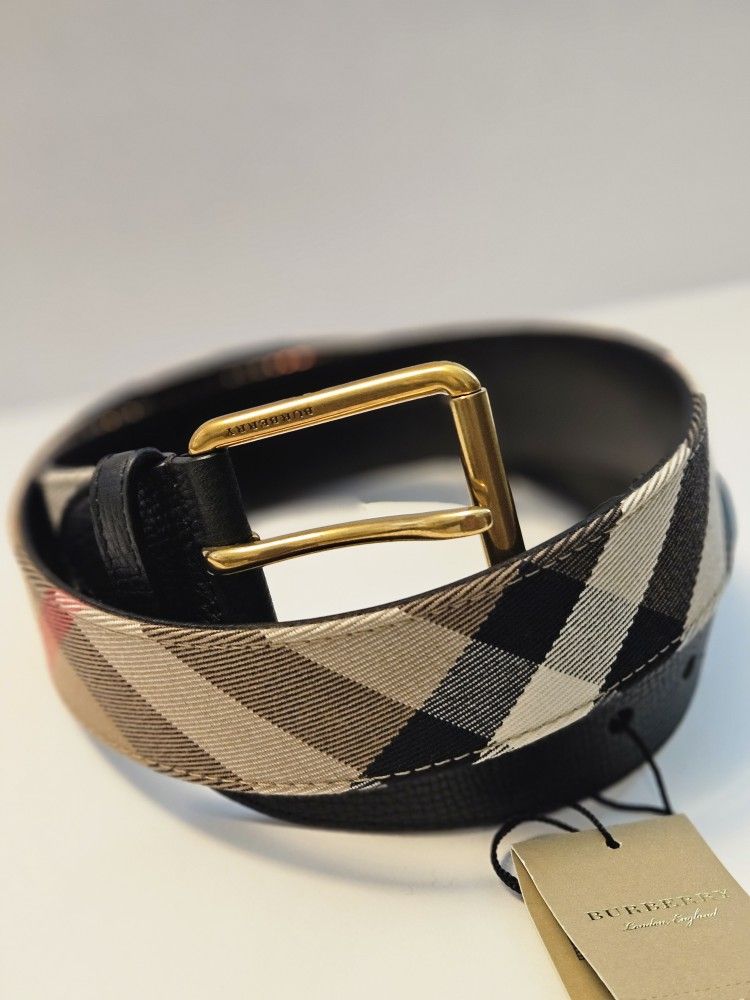 Burberry House Check Belt