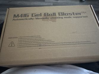 Gel Ball Blaster Starter Kit Full Auto M416 Orby Gun for Ages 14+