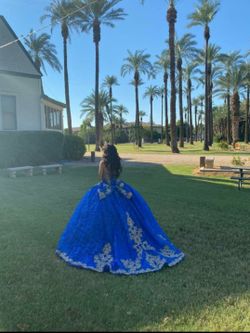 slim fit dress slacks Blue Floral Print Ruffled Vintage Quinceanera Dress Puffed Sleeve Bow-Tie Princess Dresses 25045 Blue / US16