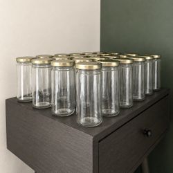24-Pack Glass Jar & Lid Set from Amazon