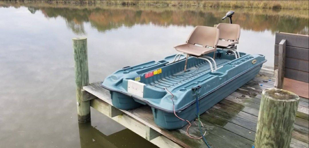 Pelican bass radar 10E boat