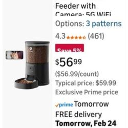 PETULTRA AUTOMATIC PET FEEDER WHITE 5G WITH CAMERA 