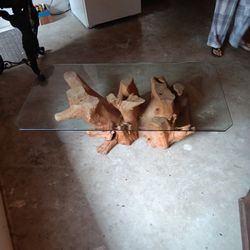 Cypress Tree Trunk Table 