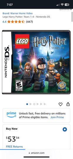 Nintendo DS LEGO Harry Potter 