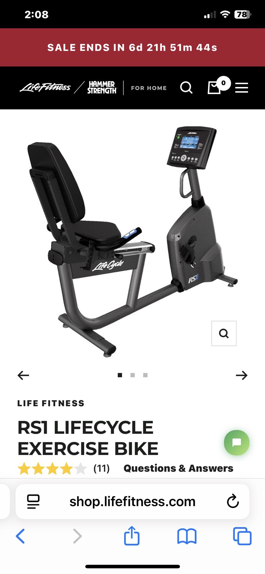 Used Exercise Bike