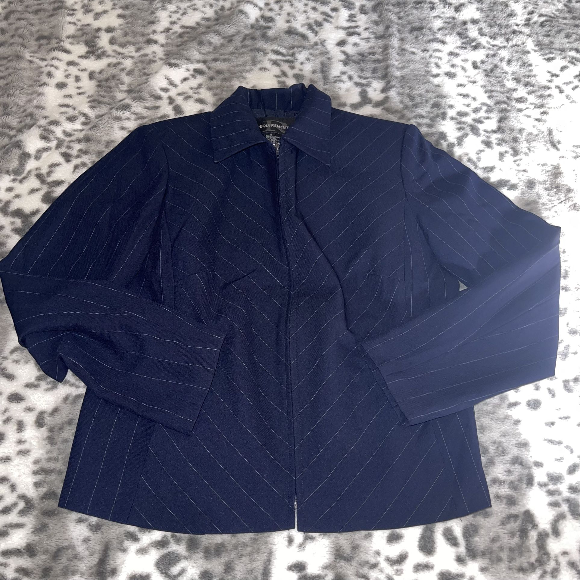 Requirements Striped Blazer 