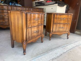 Wooden nightstands