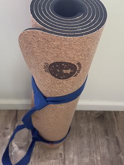 NEW ZOLO Cork Yoga Mat 5mm Thick