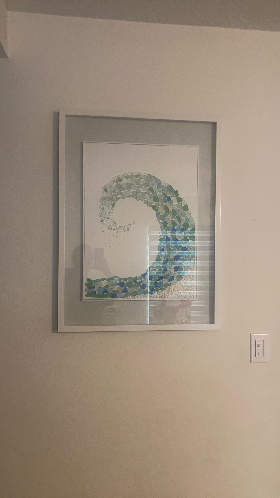 Sea glass Art Framed