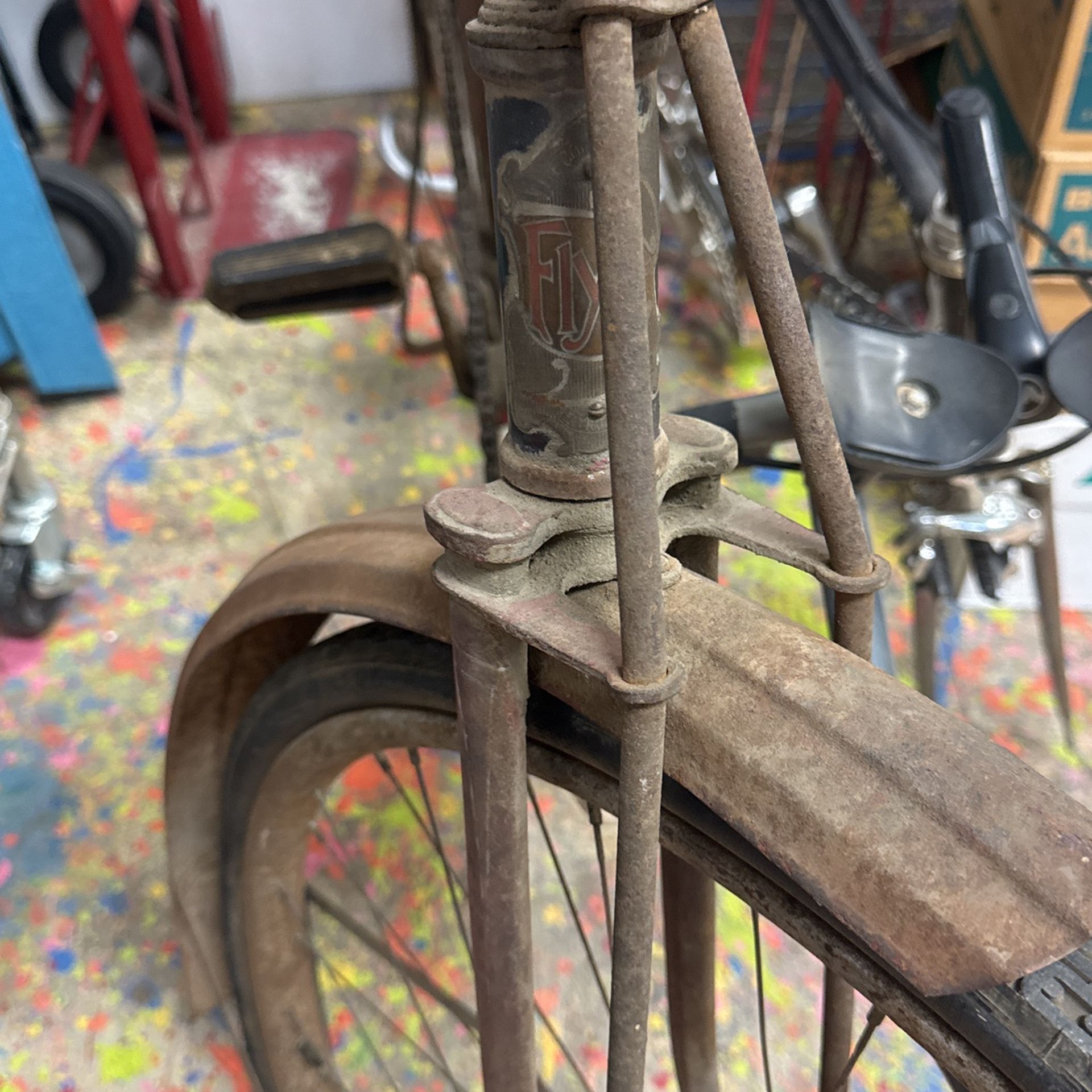 Vintage Antique Bike Collectibles & Art
