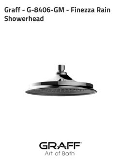 Graff Showerhead Gun Metal