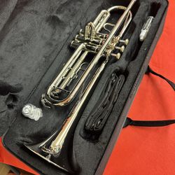 Nice Silver Trumpet with New Mouthpiece and Valve Oil $180 Firm