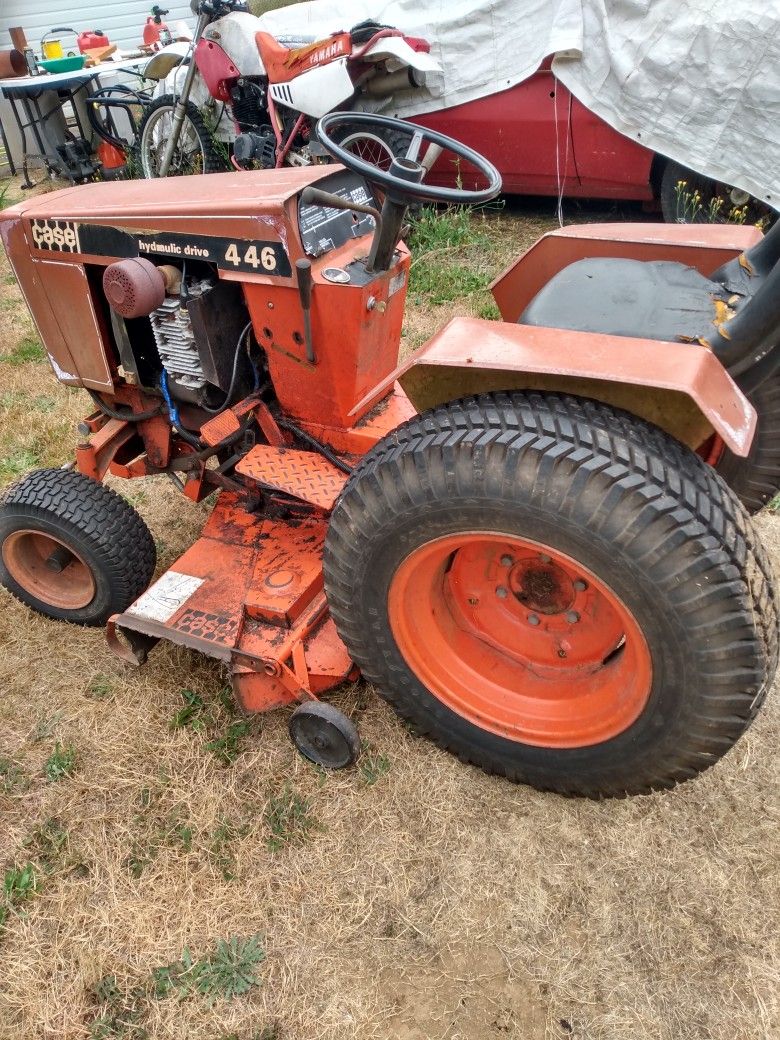 Case 446 Garden Tractor Mower... Works for Sale in Chehalis, WA OfferUp