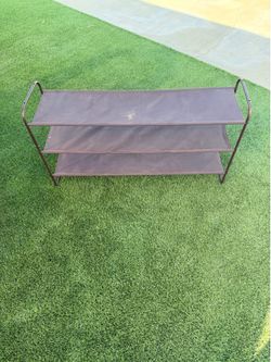 Stackable 3-tier shoe racks for closets