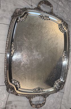 FB ROGERS SILVER TRAY