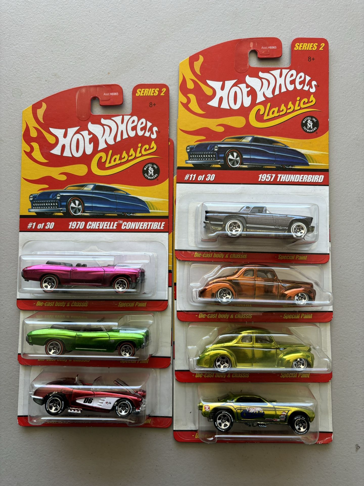 Hot Wheels “Classics” (2006) - New in Blister Packs! 