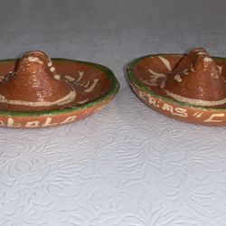 Sombrero Dish Set! Clay Or Ceramic