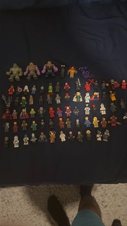 Large Lot of LEGO Minifigures