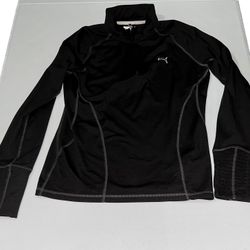 Puma Athletic Track Shirt With Thumbholes