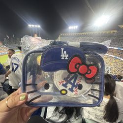 Hello Kitty Dodgers Crossbody With Coin Purse 
