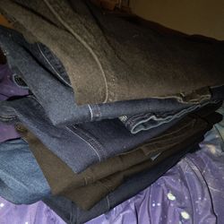 5x  (32w-34w) plus pull up jeans  $45