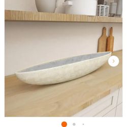 36" Long Oval Bowl $20