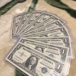 1957 $1 Silver Certificates consecutive order