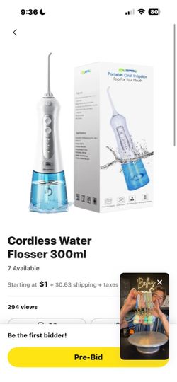 OSPRO Cordless Portable Oral Irrigator 300ml