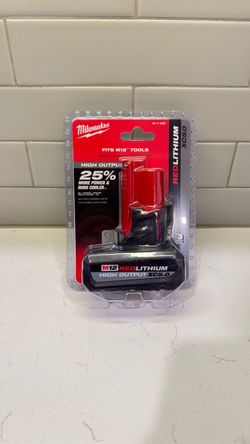 Milwaukee M12 5.0 High Output Battery NEW