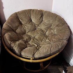 Papasan Chair With Cushion 