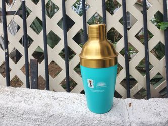 Fifa 26 World Cup Cocktail Tequila Shaker Casa Amigos Solid Turquoise/Gold