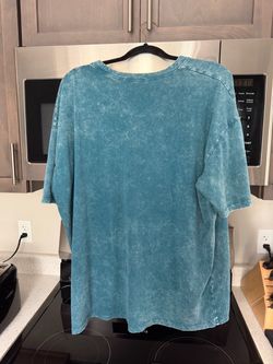 Zenana Oversized Acid Wash T Shirt S/M