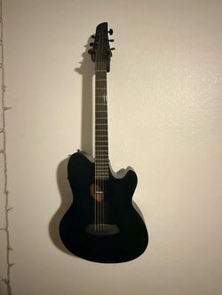 Ibanez Black Acoustic-Electric Cutaway Guitar
