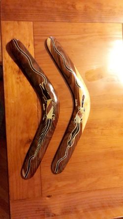 Large Authentic certified AUSTRALIAN Boomerangs (never used)
