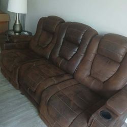 Sofa And Recliner Chair