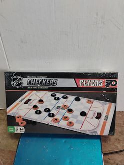 MasterPieces NHL Philadelphia Flyers Checkers Board Game,