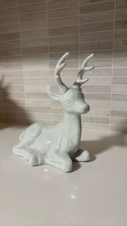 Large Vintage Porcelain  Deer