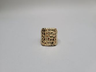 10K Yellow Gold Nugget Ring (Size 10 & 1/2)