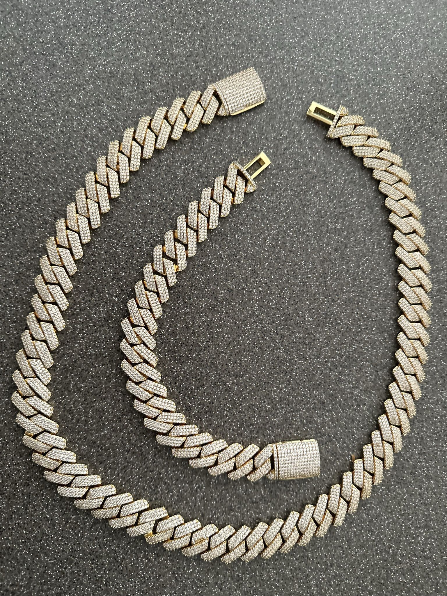 22 In Cuban Link Set