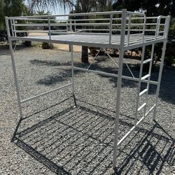 NEW Full Size Loft Metal Bed Frame