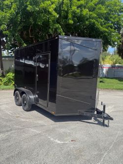 Hook & Line 7 x 12 Enclosed Trailer 7k