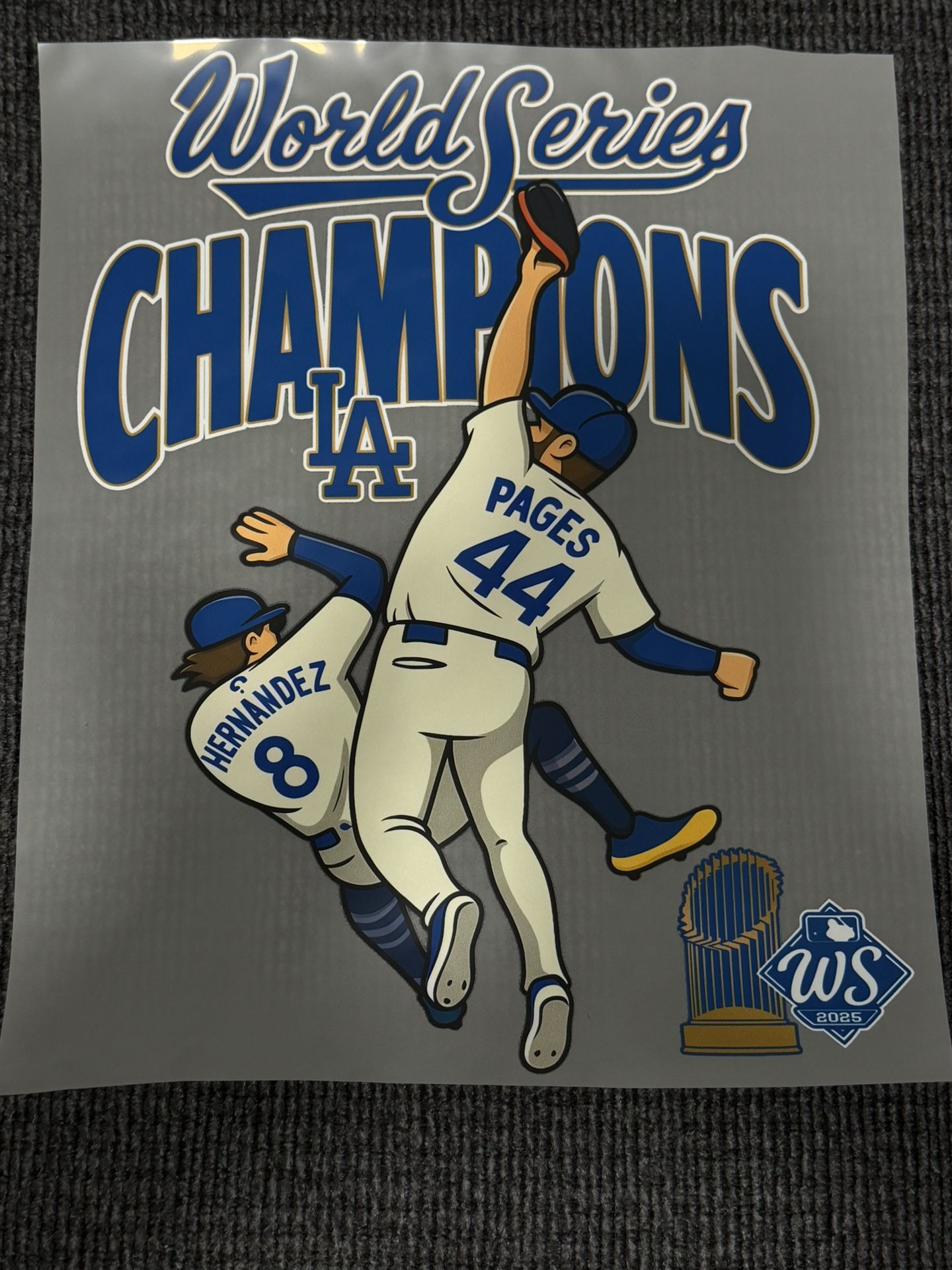 Dodgers World Series Shirt Pages/Hernandez