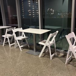 White Resin Party Event Chair