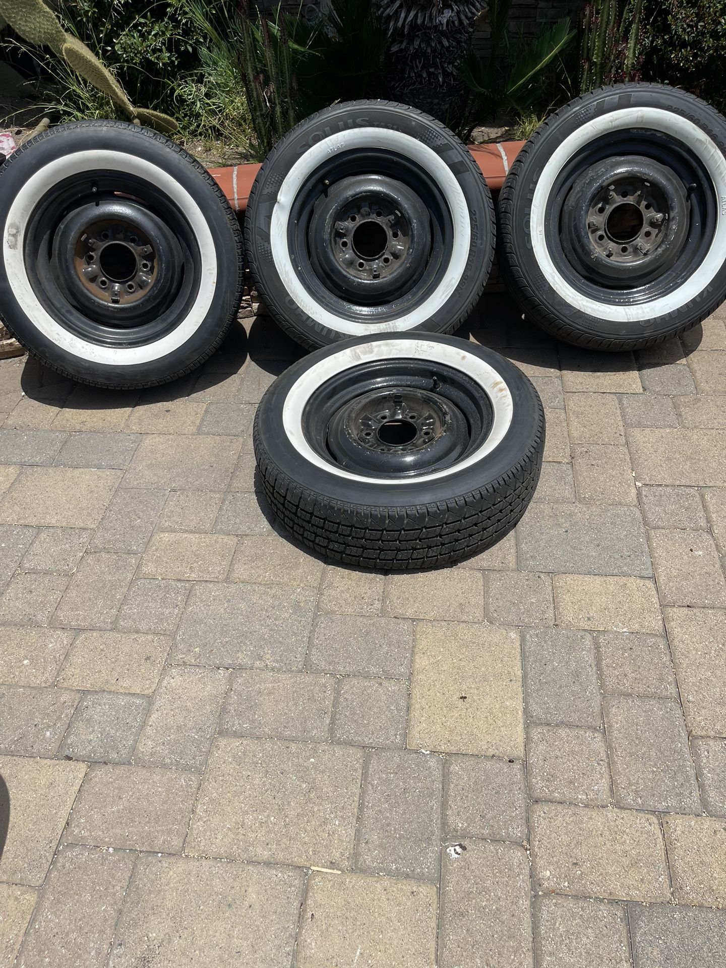 16” Wheels Gmc Or Chevy Truck 6 Lugts With Clips And Two GMC Doors