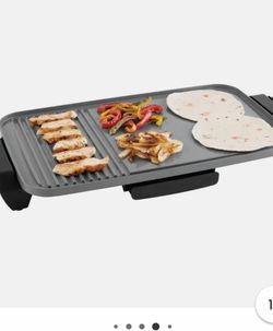 Electric ceramic griddle